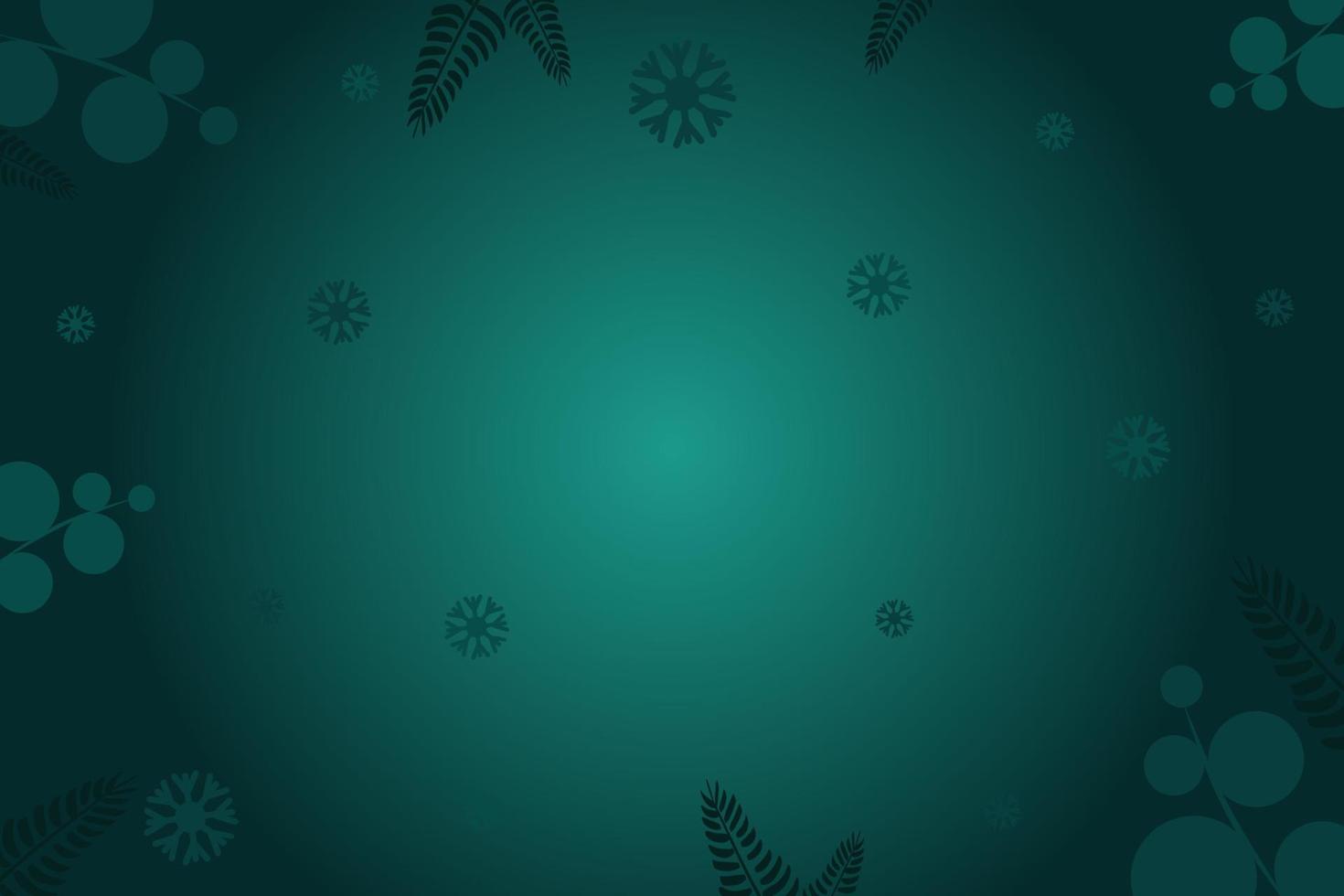 Dark green New Year and Christmas 2023 background for greeting cards or invitations with unobtrusive patterns. Vector for design without text. EPS10