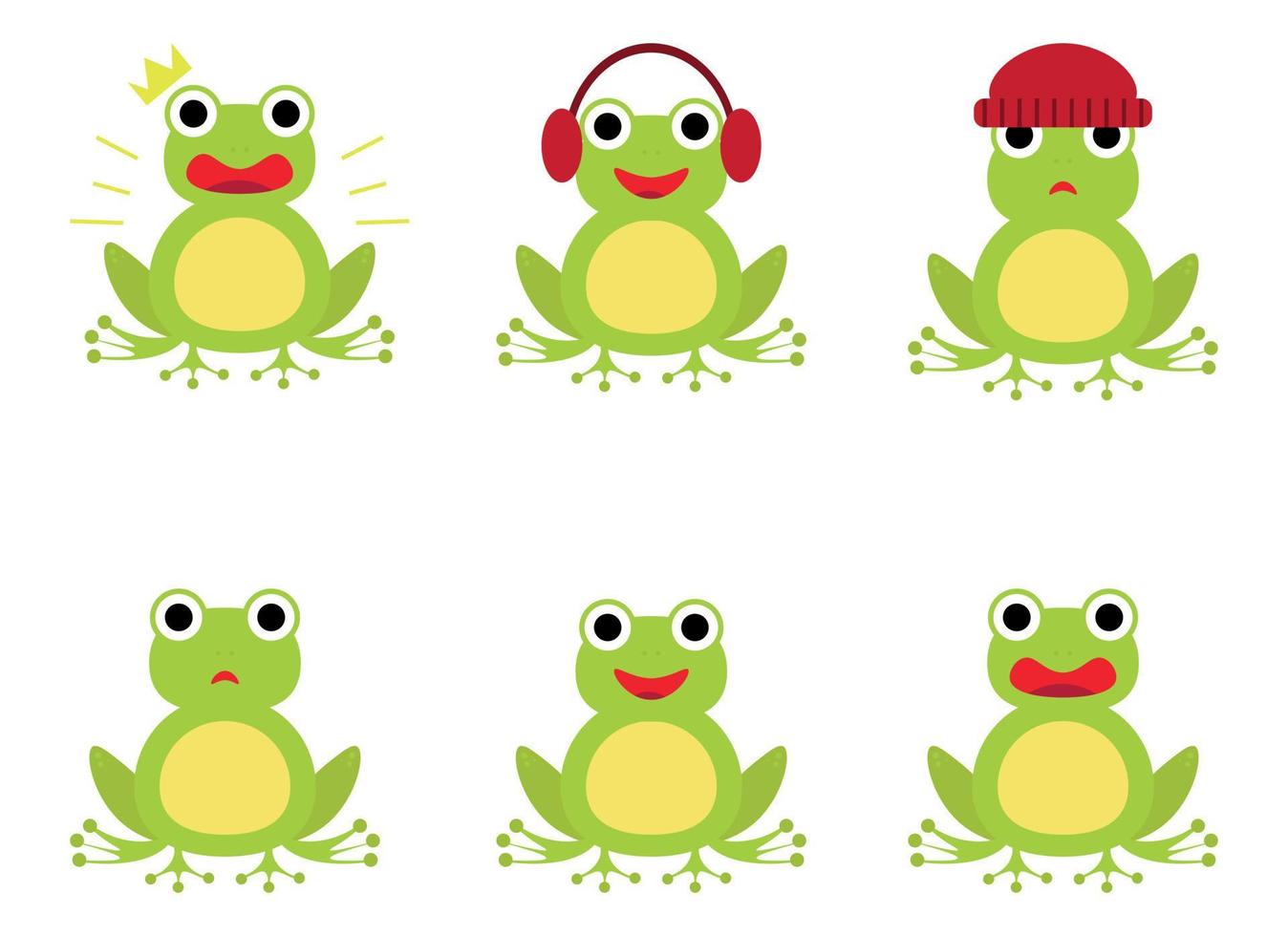 frog design illustration isolated on white background vector