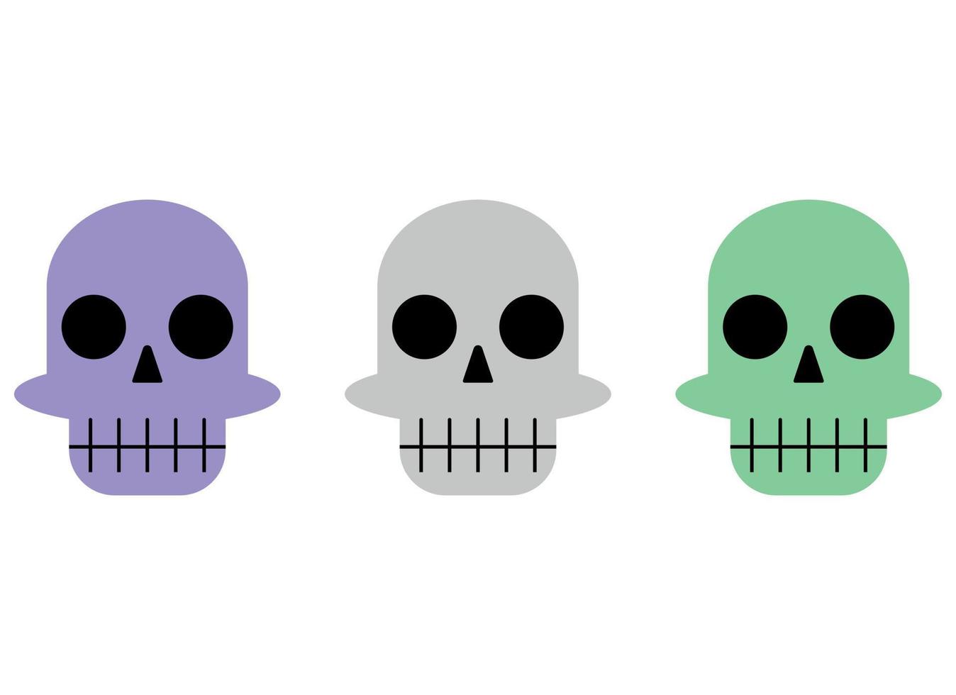 skeleton design illustration isolated on white background vector