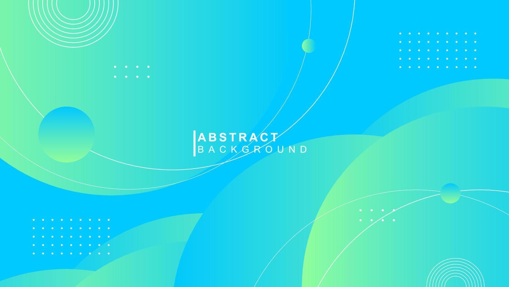 Gradient blue green  abstract geometric background vector