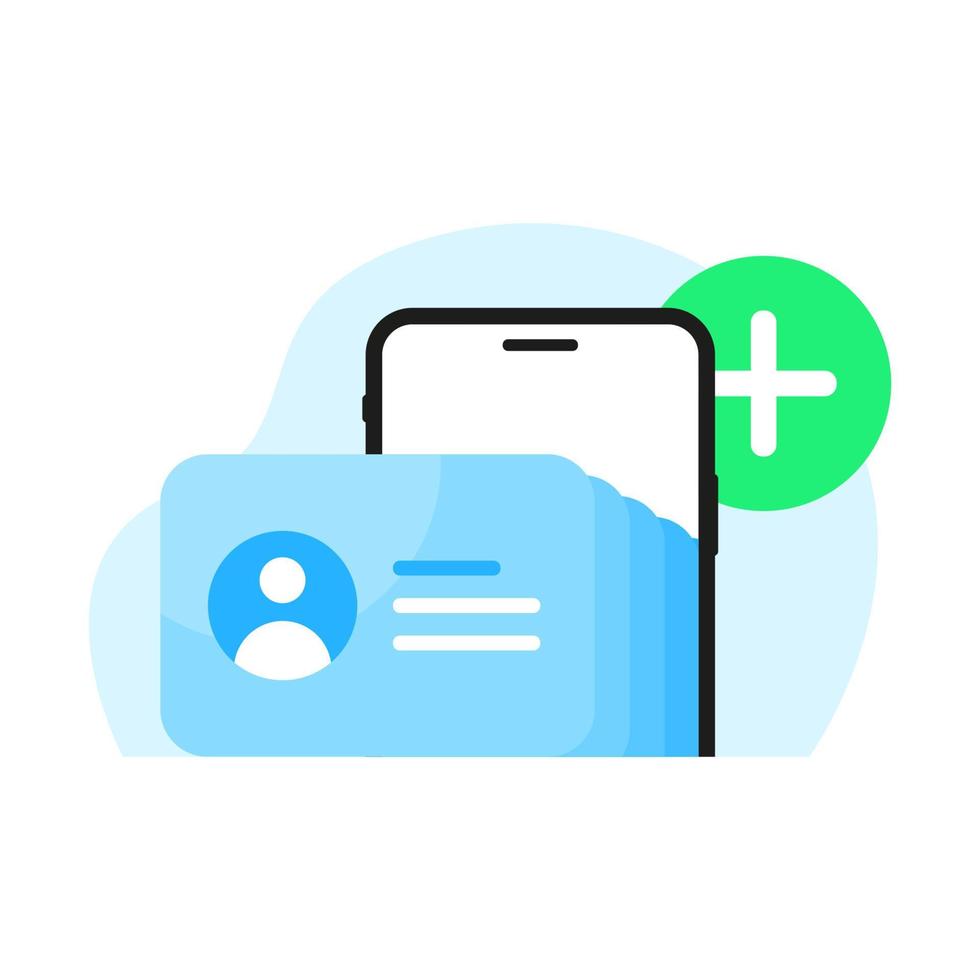 phone contact list, app access permission on smartphone concept illustration flat design vector eps10. modern graphic element for landing page, empty state ui, infographic, icon