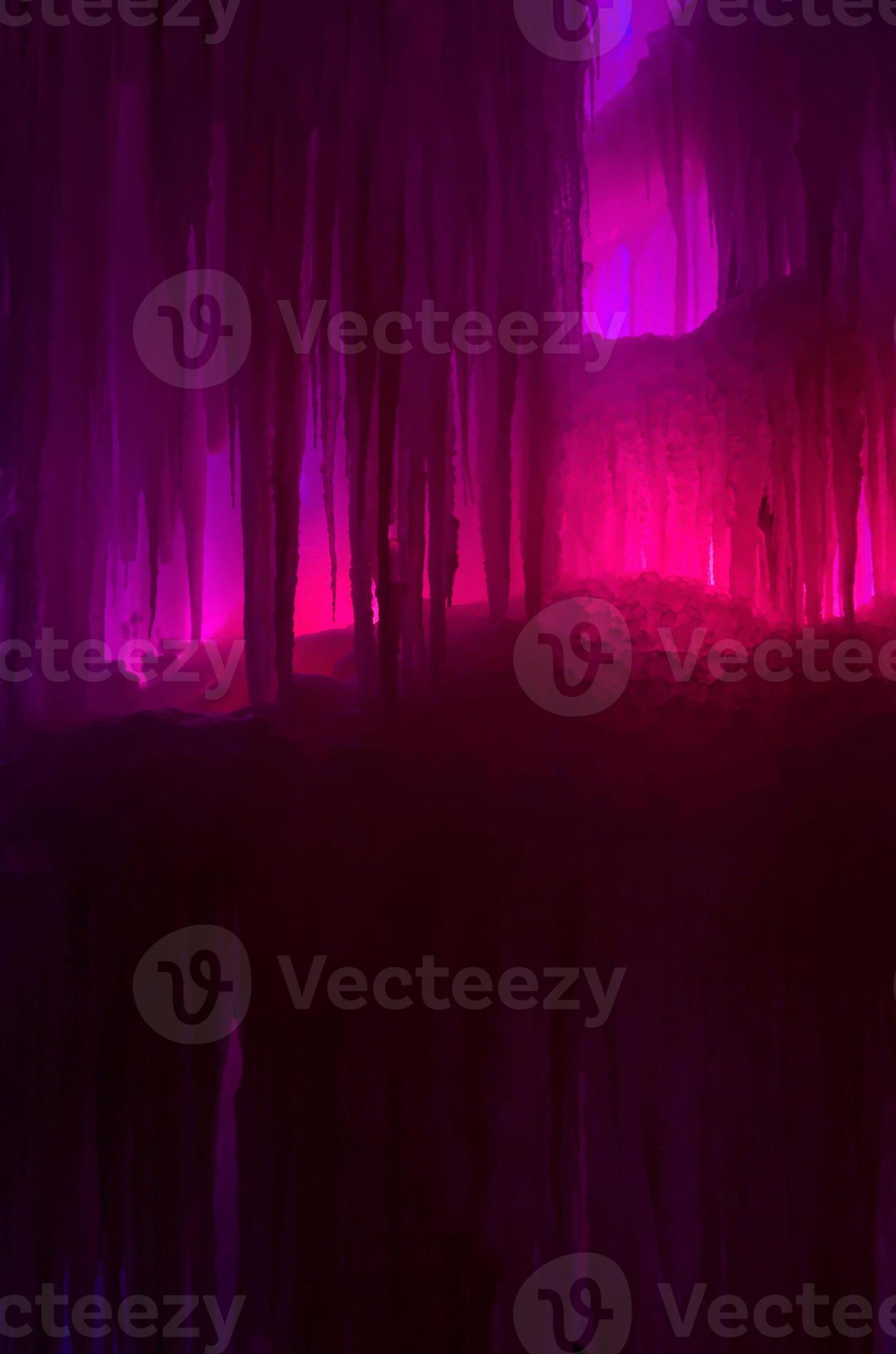 Large blocks of ice frozen waterfall or cavern background 14905530 