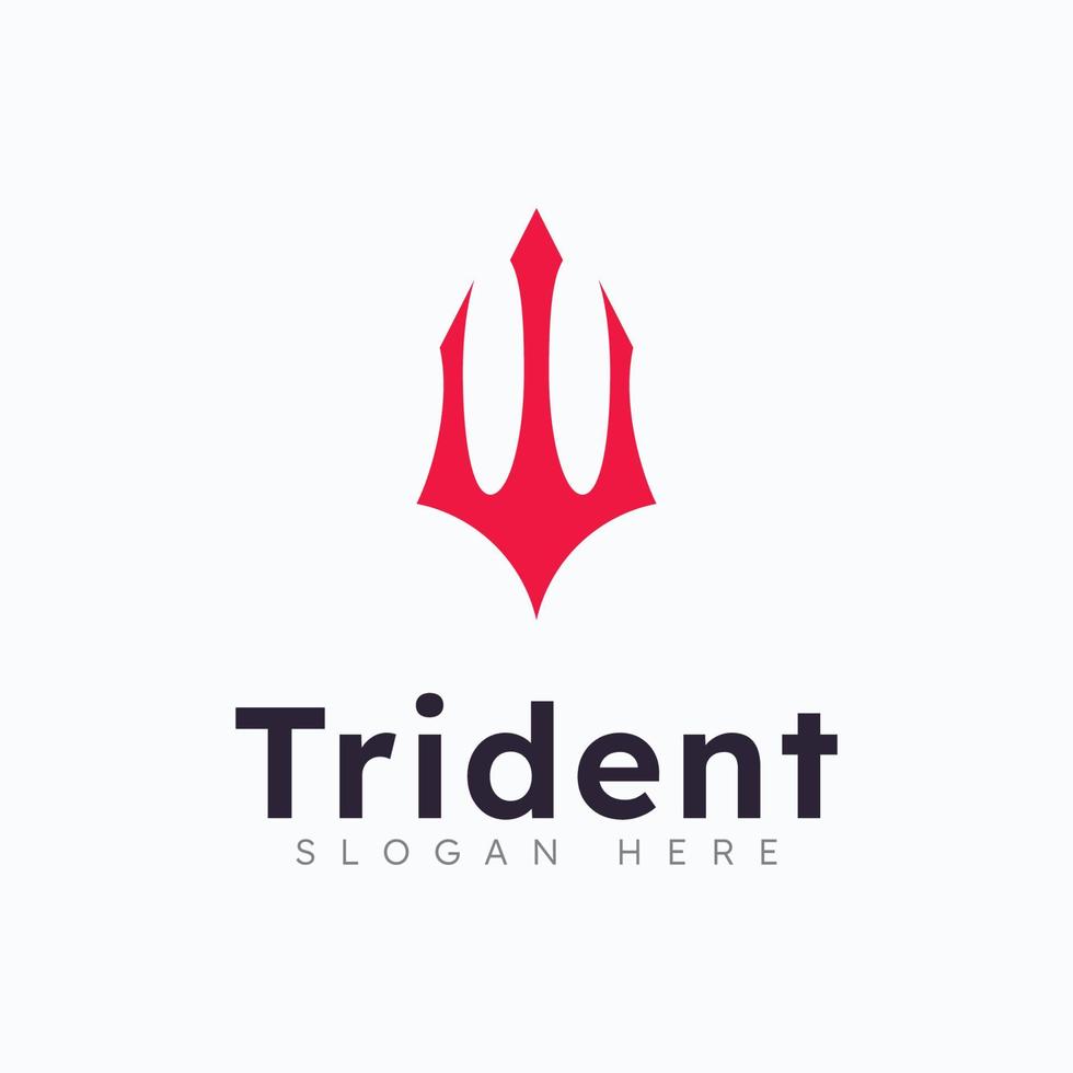 Trident Logo Template vector illustration