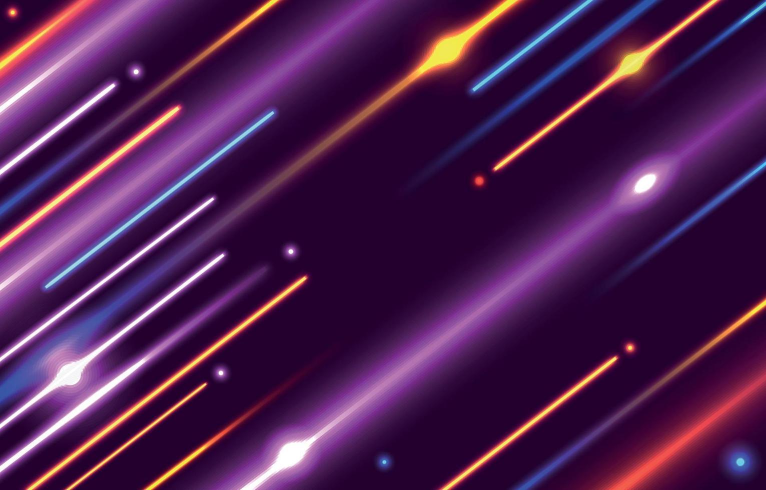 Neon Night Background Concept vector