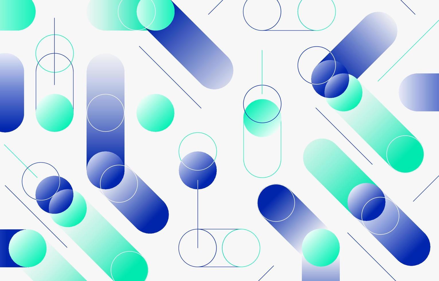Abstract Blue and Green Background vector
