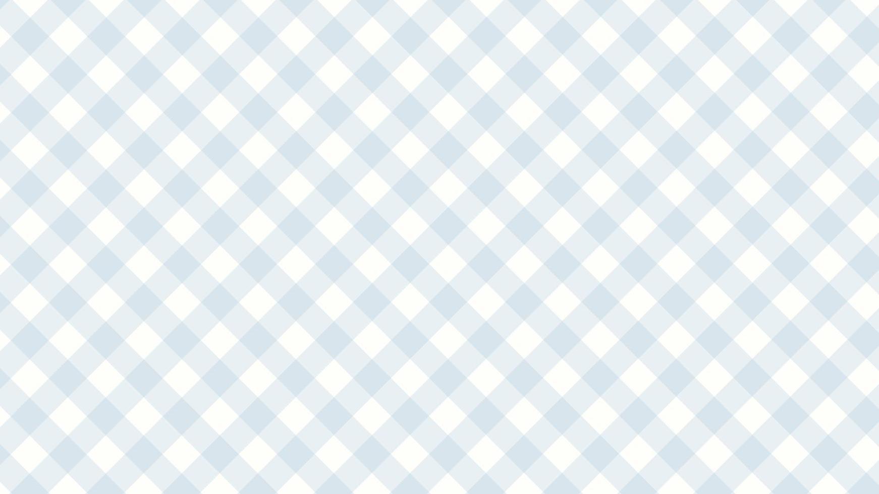 aesthetic retro pastel blue diagonal gingham, checkers, checkerboard, tartan wallpaper illustration, perfect for backdrop, wallpaper, banner, postcard, background vector