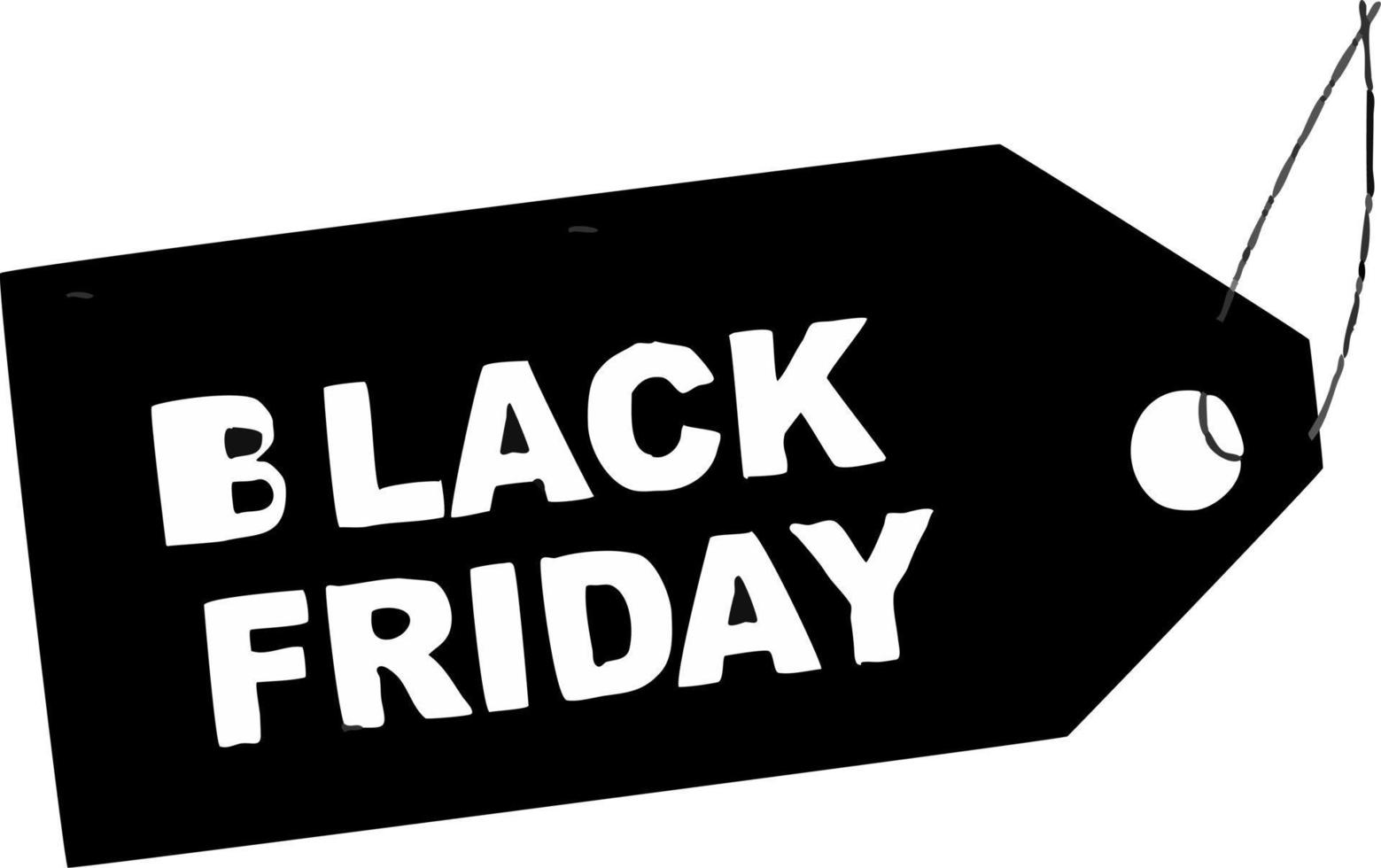 Black friday icon vector