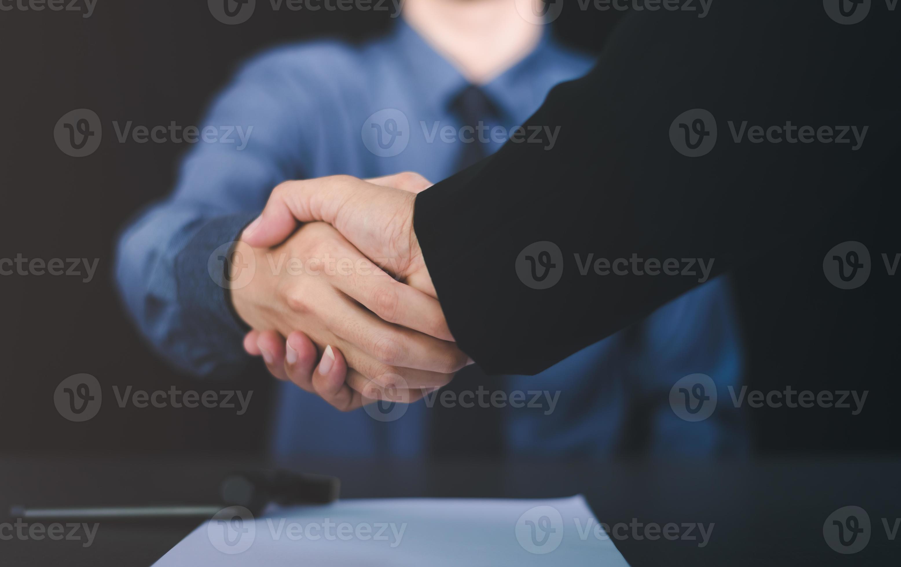 Business People. Successful Business Partner Shaking Hands in th