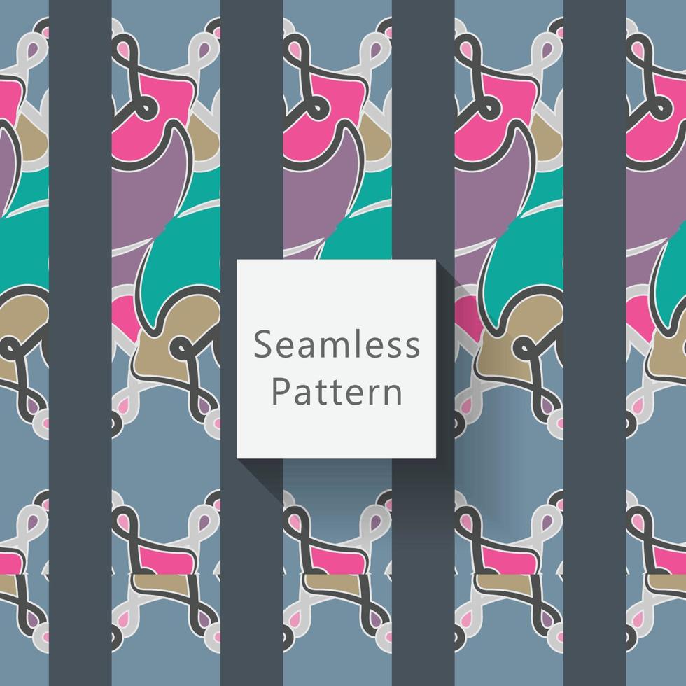Abstract seamless pattern with geometric pattern. background, wallpaper, home textile digital vector and flower shaped pattern new