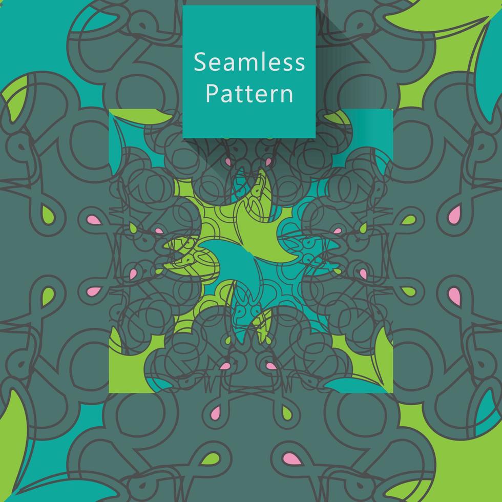 Abstract seamless pattern with geometric pattern. background, wallpaper, home textile digital vector and flower shaped pattern new