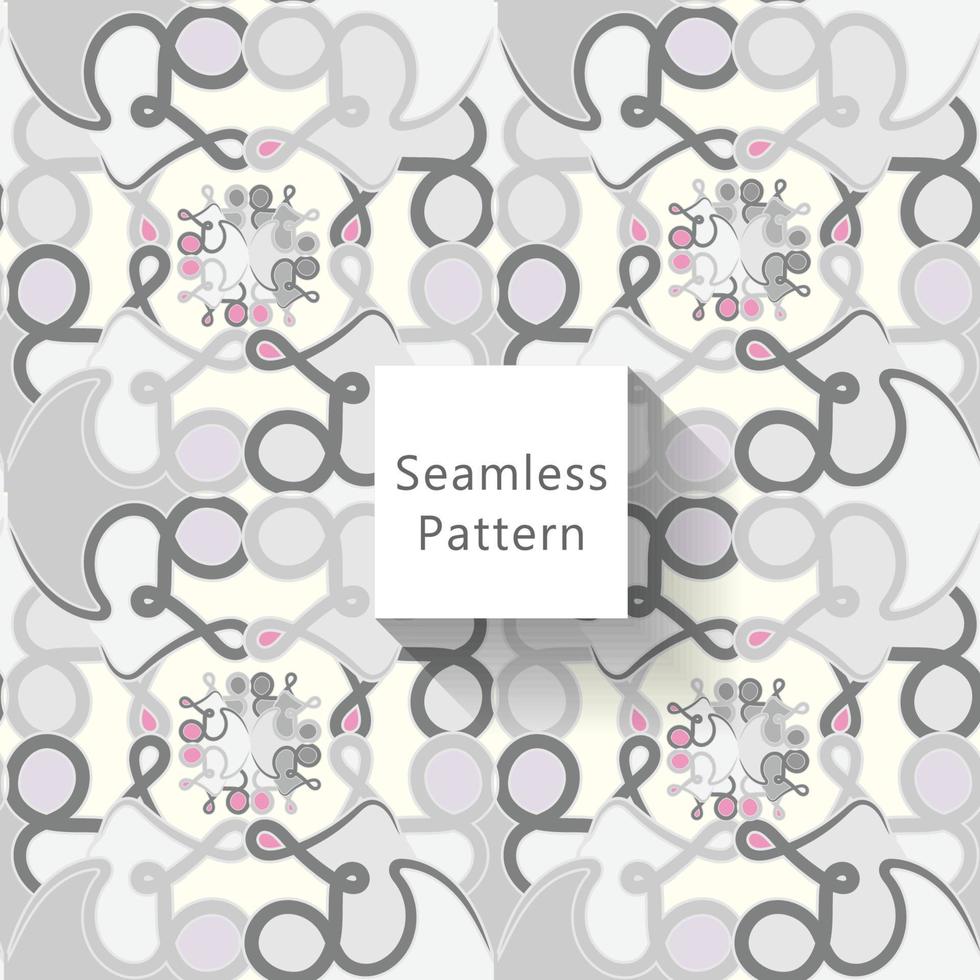 Abstract seamless pattern with geometric pattern. background, wallpaper, home textile digital vector and flower shaped pattern new