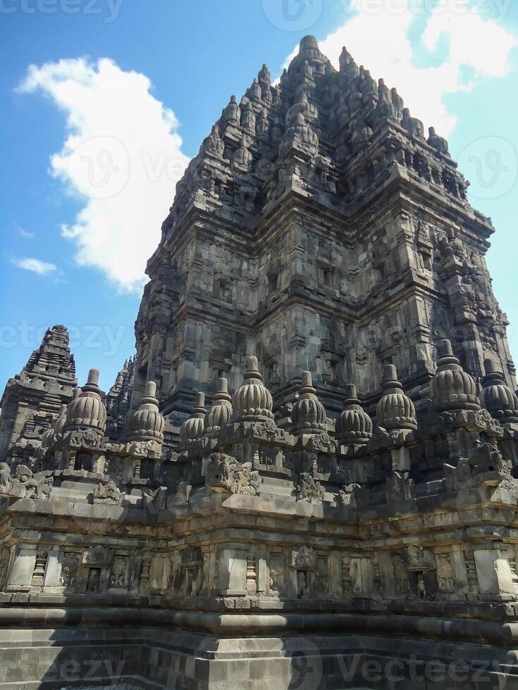 Candi Prambanan temple near Yogyakarta on Java island, Indonesia. photo