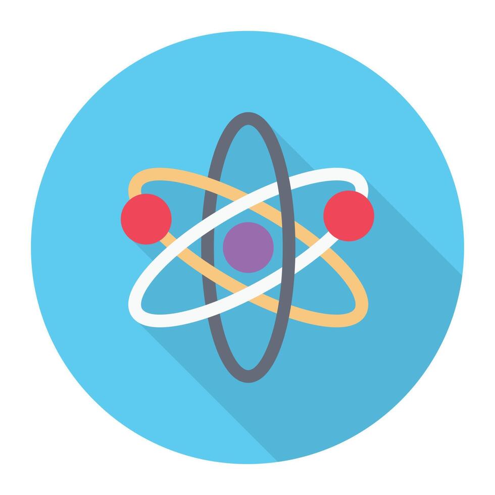 science atom vector illustration on a background.Premium quality symbols.vector icons for concept and graphic design.