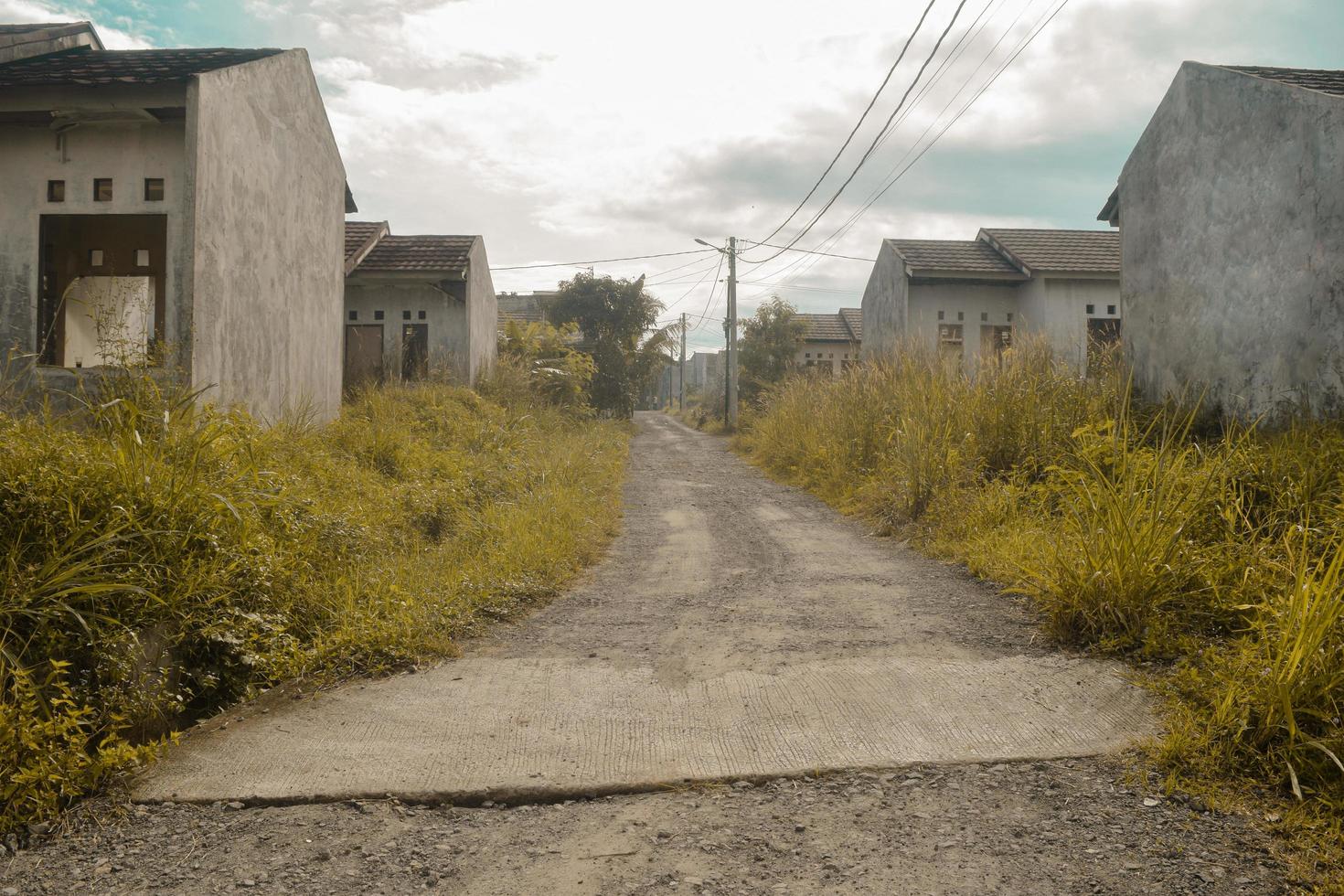 old country house. empty houses image photo