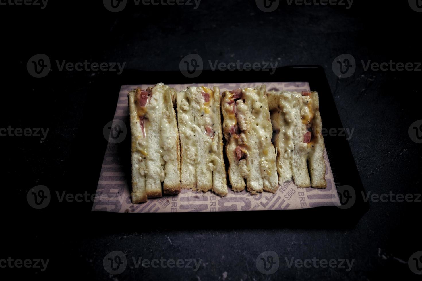 Grilled Chicken Cheese Sandwich. Location - Bogura, Bangladesh. Date - 24 November 2022 photo