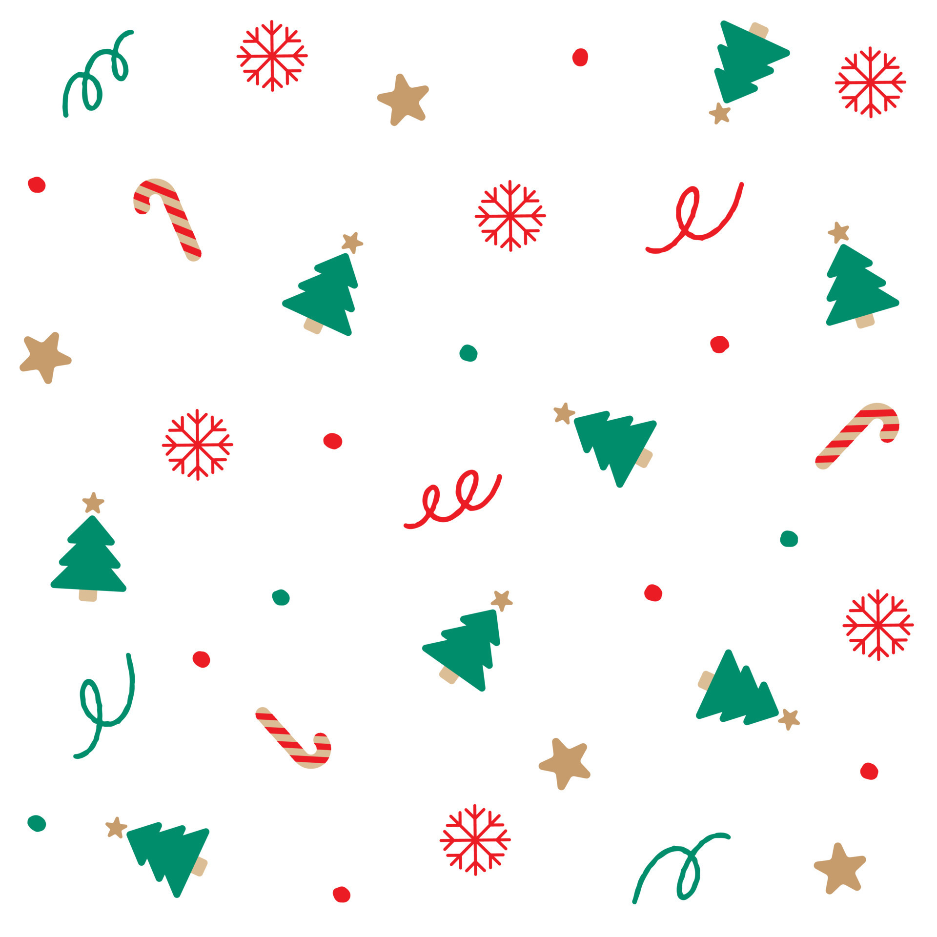 Seamless pattern with small snowflakes or stars Vector Image