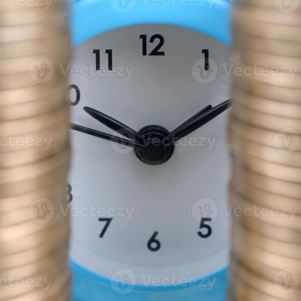 Time for savings money concept, banking and business idea photo