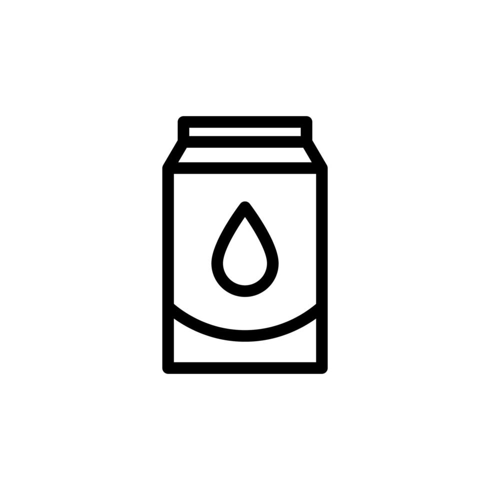 Boxed milk icon. Health drink symbol. Milk box icon design Suitable for website, mobile app and freelance needs. isolated icon illustration on white background vector