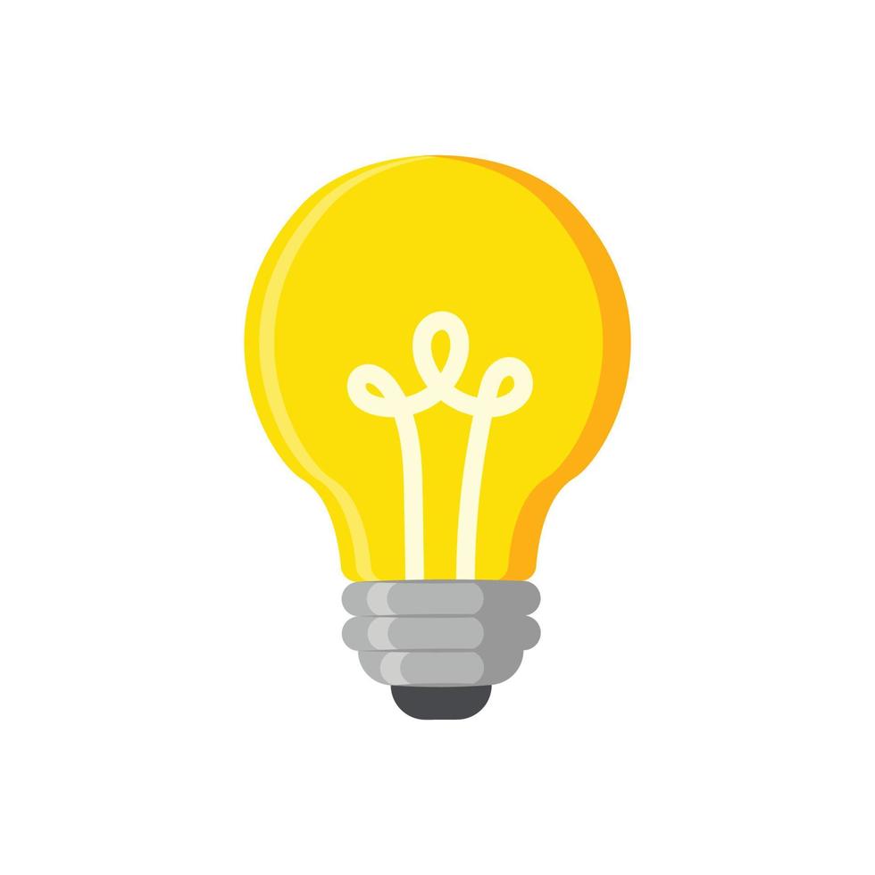 Light Bulb illustration. Sign of ideas And creative thinking, analytical thinking for processing. vector