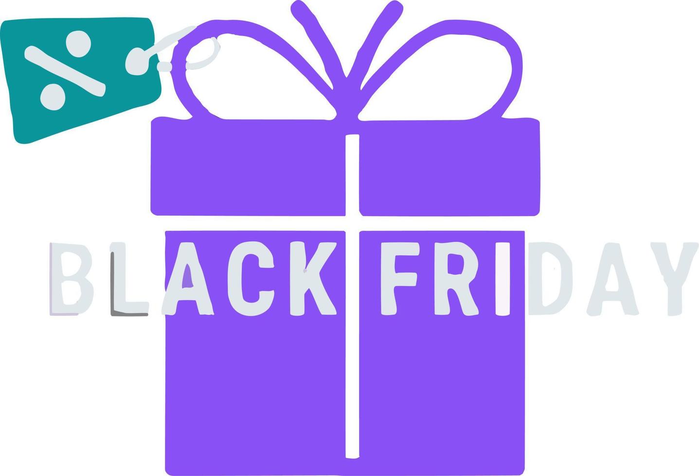 Black friday icon vector