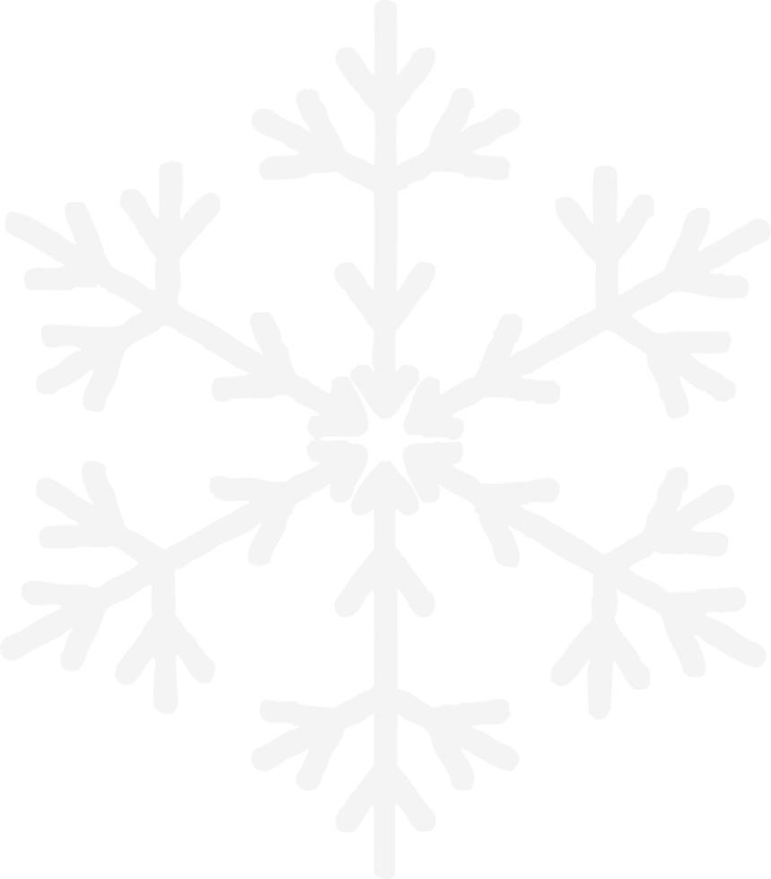 Snow icon set winter design vector
