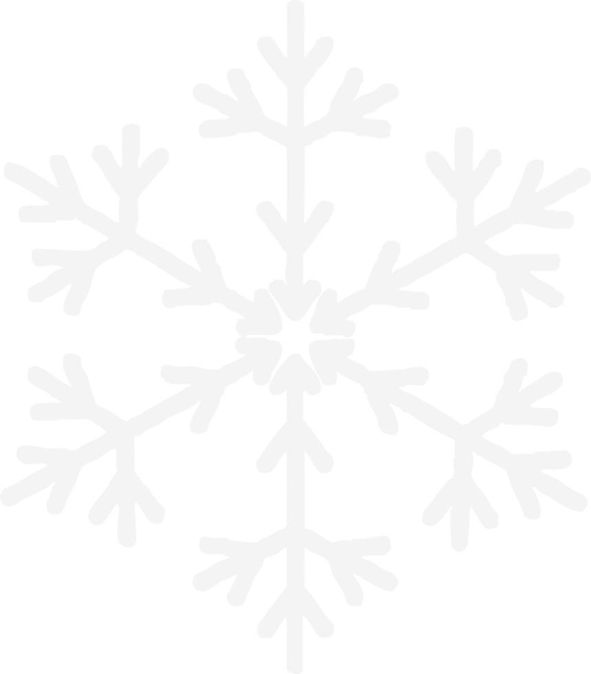 Snow icon set winter design vector