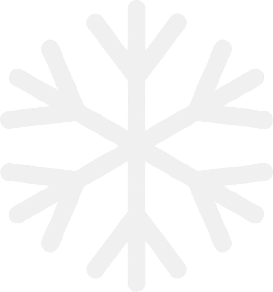 Snow icon set winter design vector
