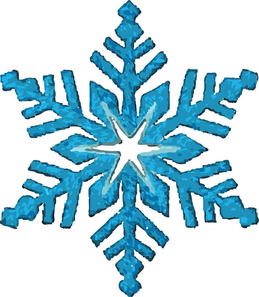 Snow icon set winter design vector