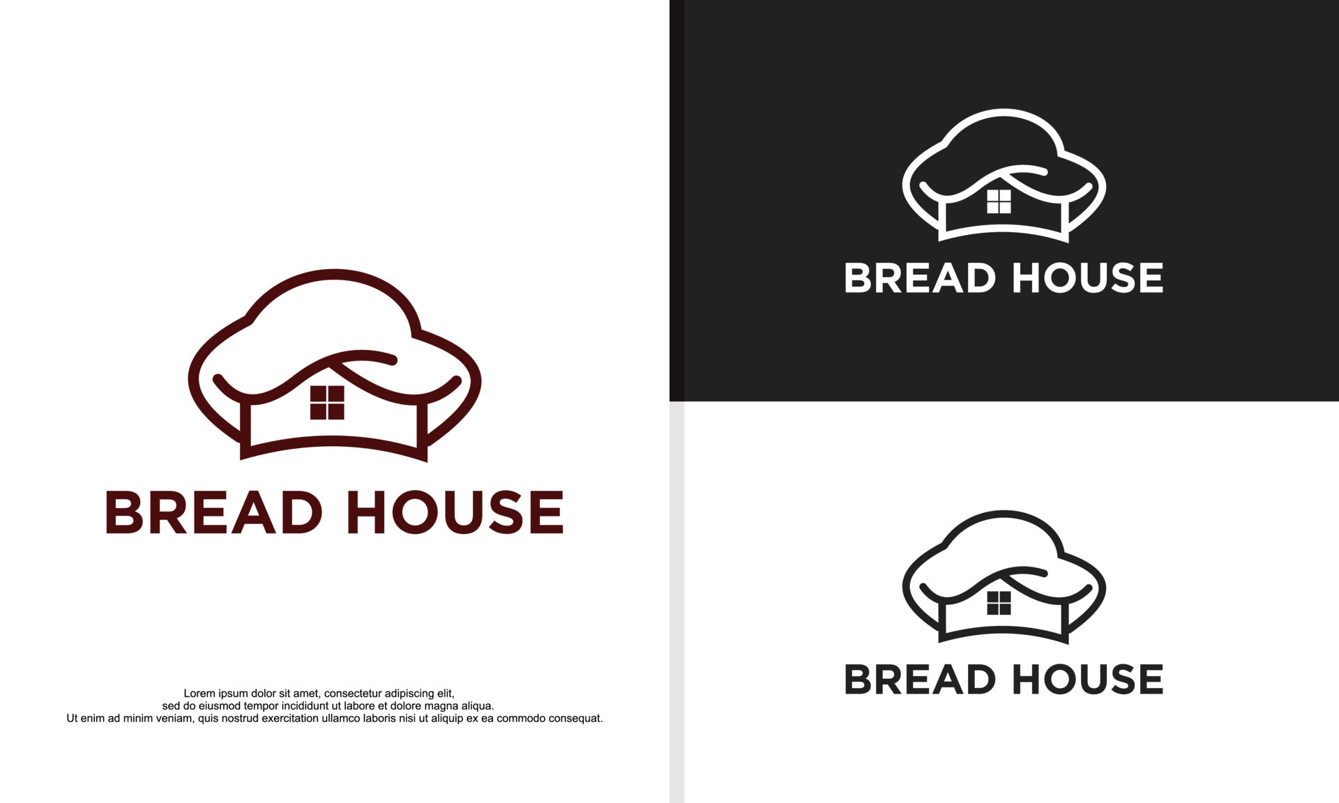 Logo Illustration Vector Graphic Of Chef Hat Combined With House logo-illustration-vector-graphic-of-chef-hat-combined-with-house