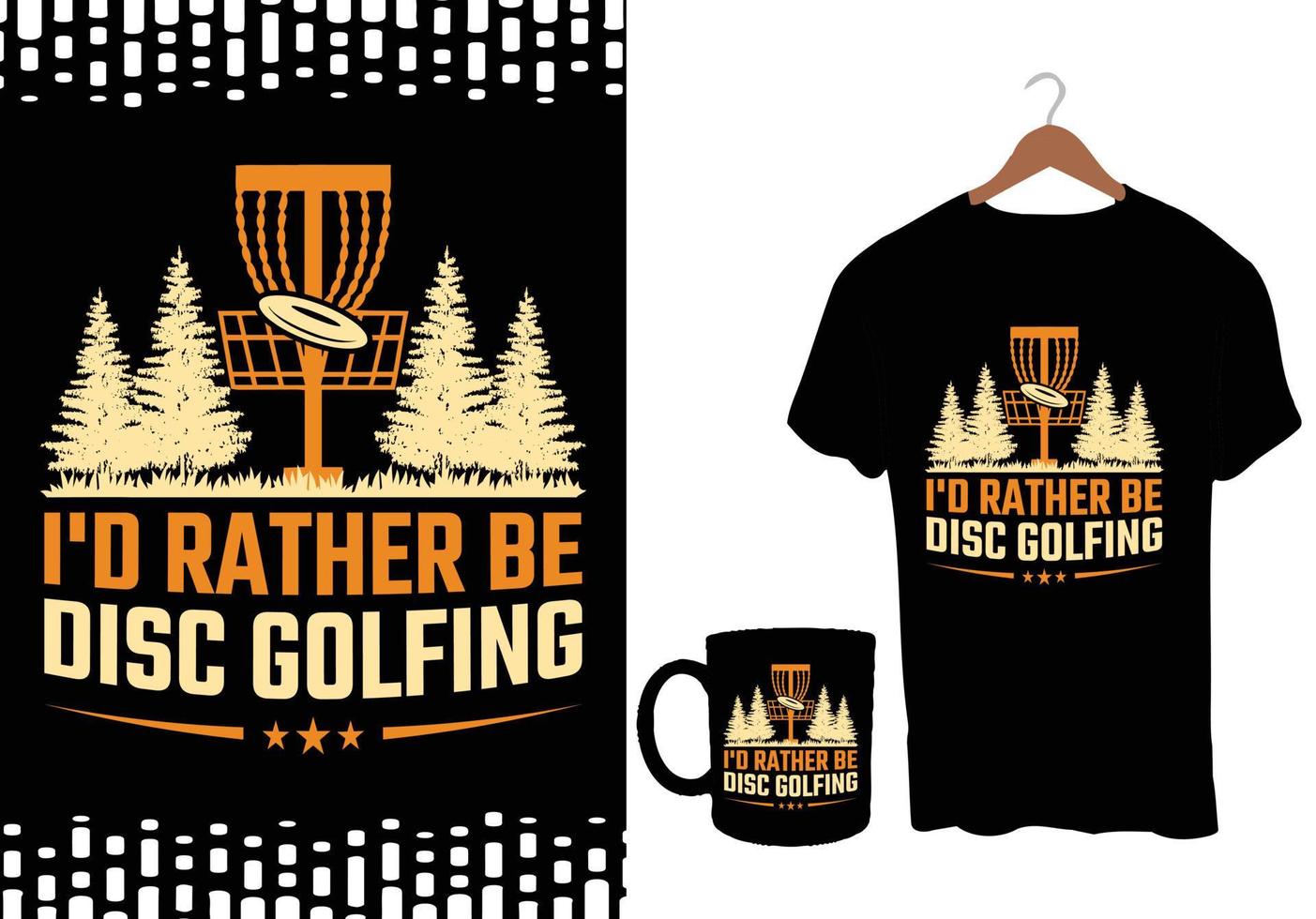 Disc golf vector tshirts design