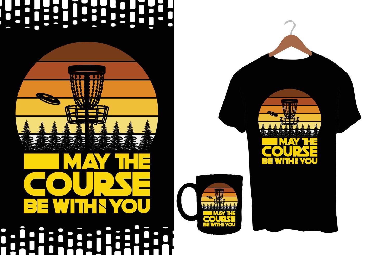 Disc golf vector tshirts design