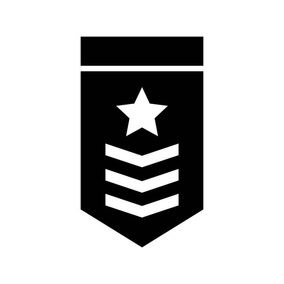 Military rank icon symbol design templates vector