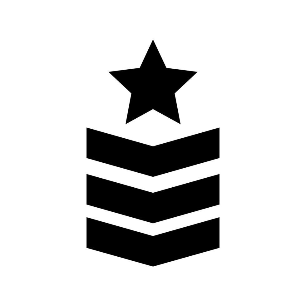 Military rank icon symbol design templates vector
