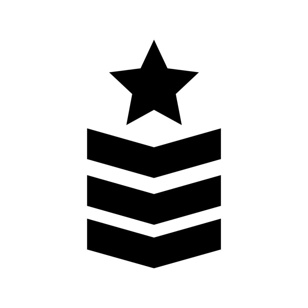 Military rank icon symbol design templates vector