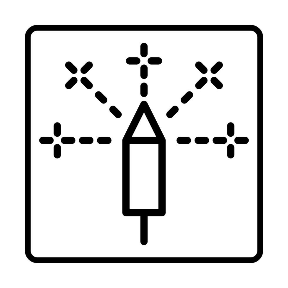 firecracker Icon. Social media sign icons. Vector illustration isolated for graphic and web design.