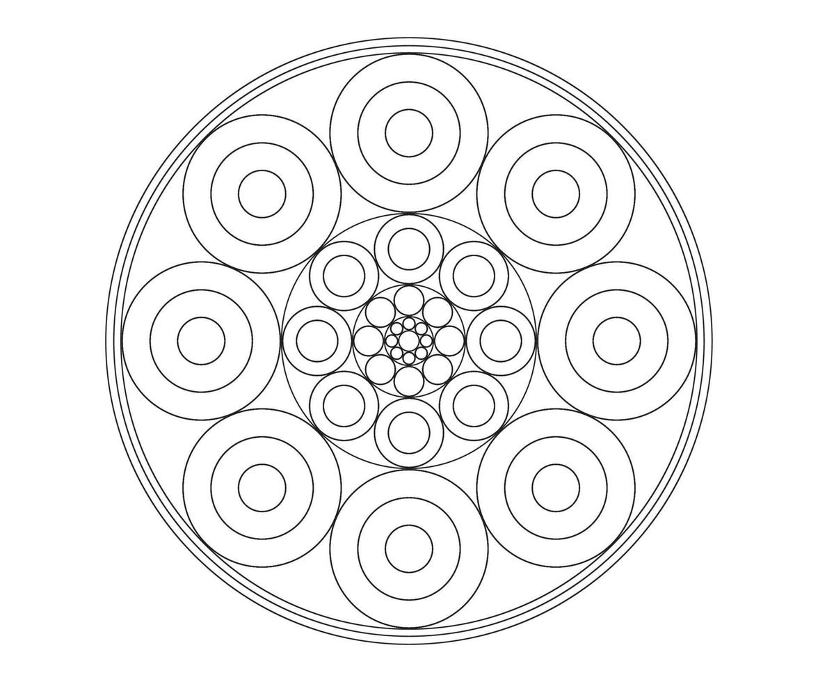 Creative Mandala Design vector