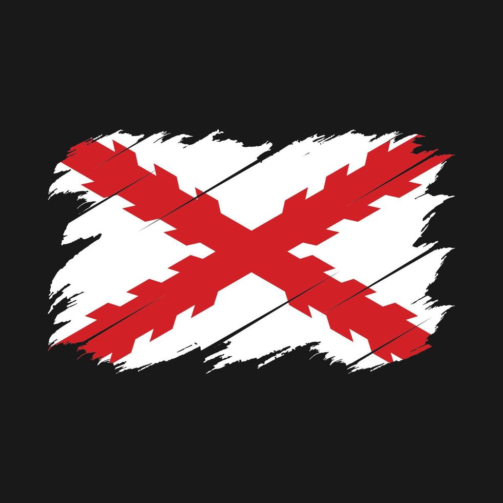 Spain Flag Brush vector