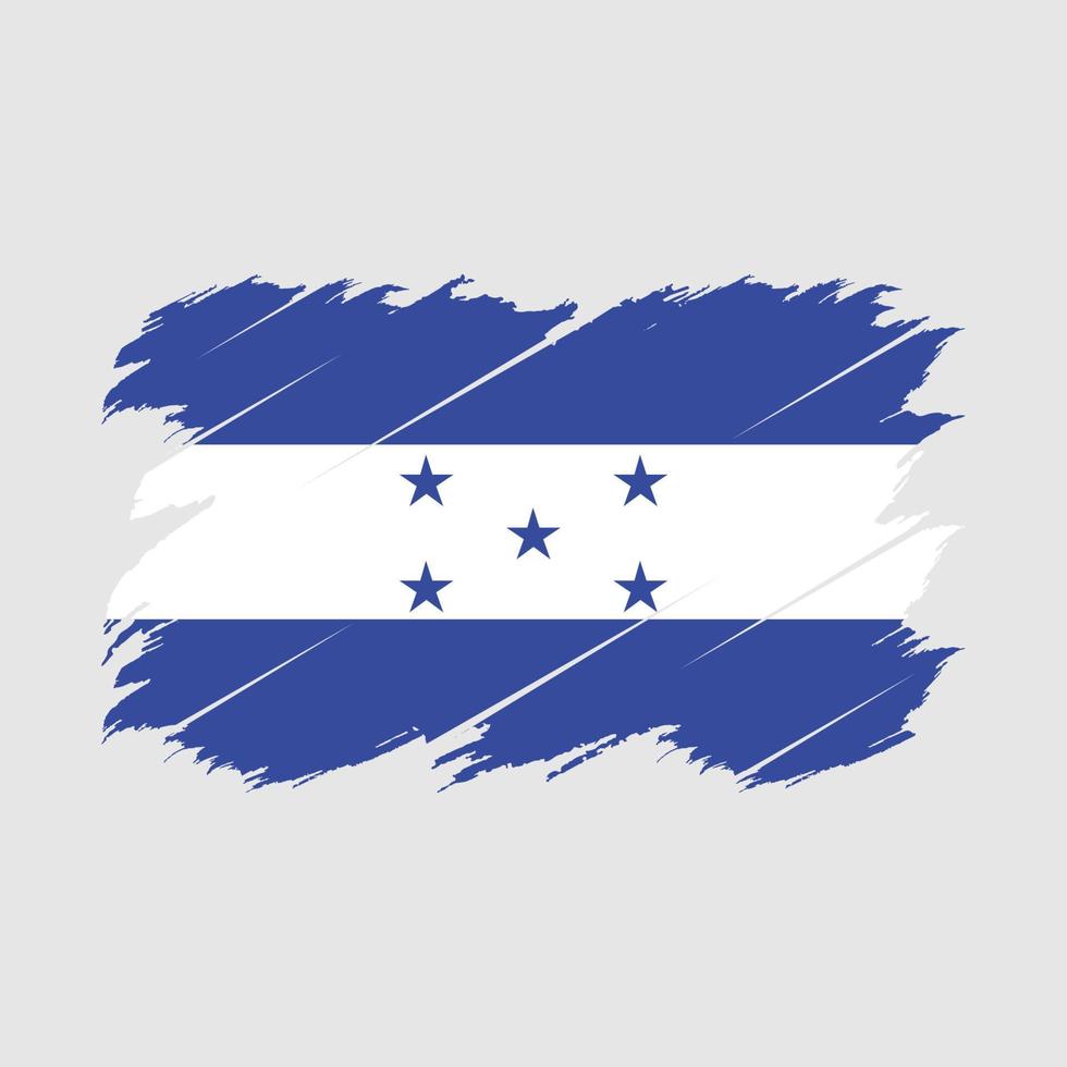 Honduras Flag Brush vector