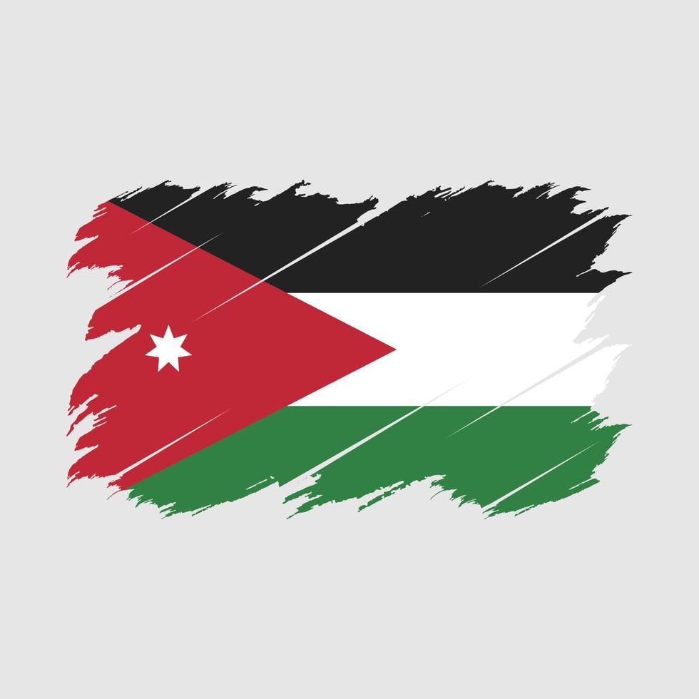 Jordan Flag Brush vector