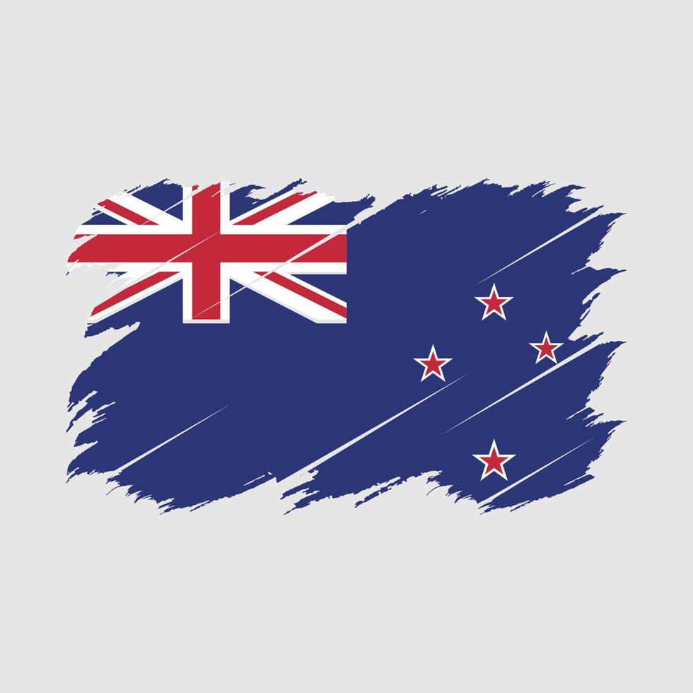 New Zealand Flag Brush vector