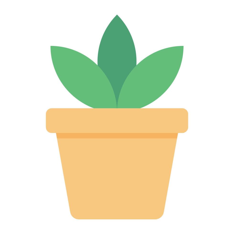 ilustración de vector de planta en un fondo. símbolos de calidad premium. iconos vectoriales para concepto y diseño gráfico.