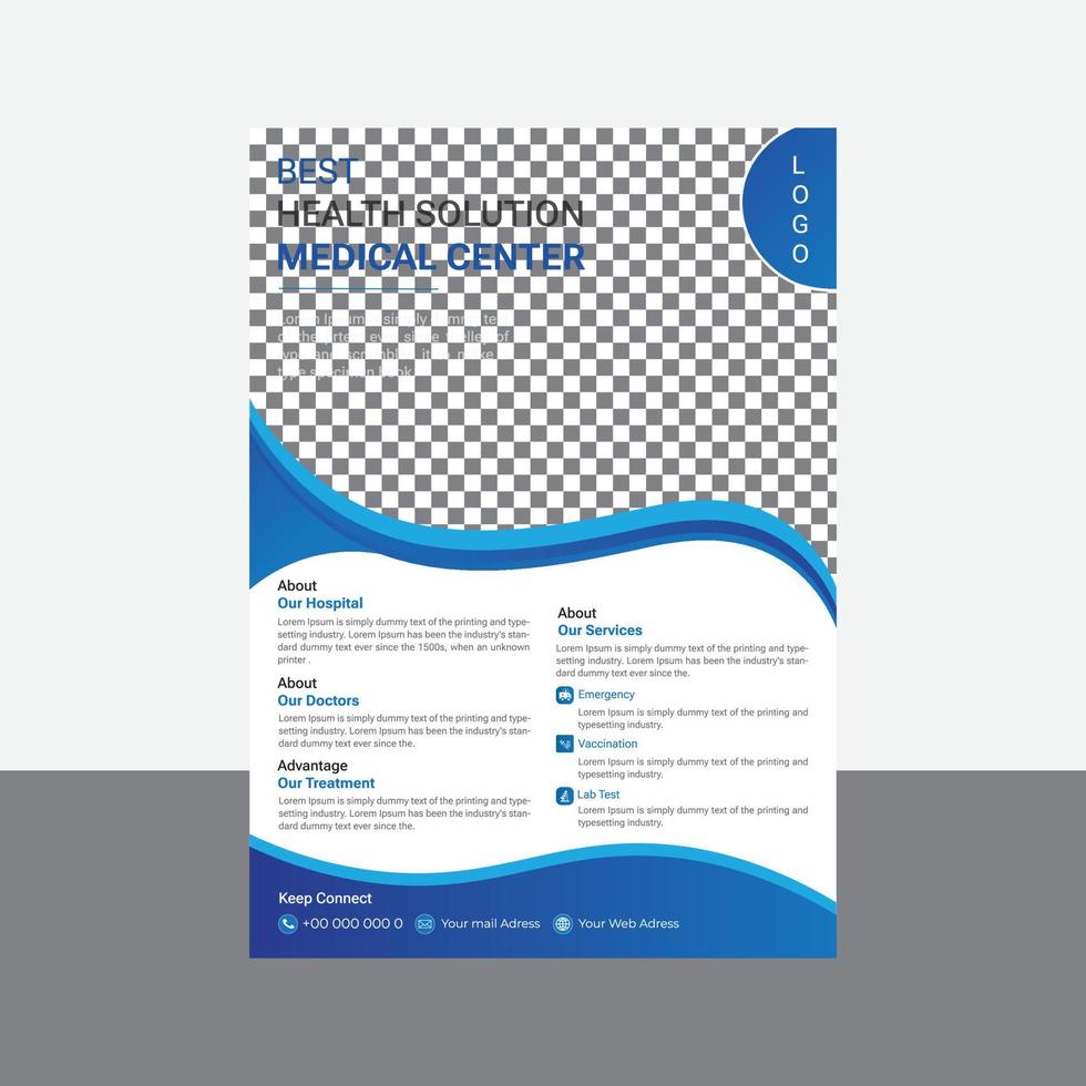 Modern Business Flyer A4 Size Poster Template Pro Vector