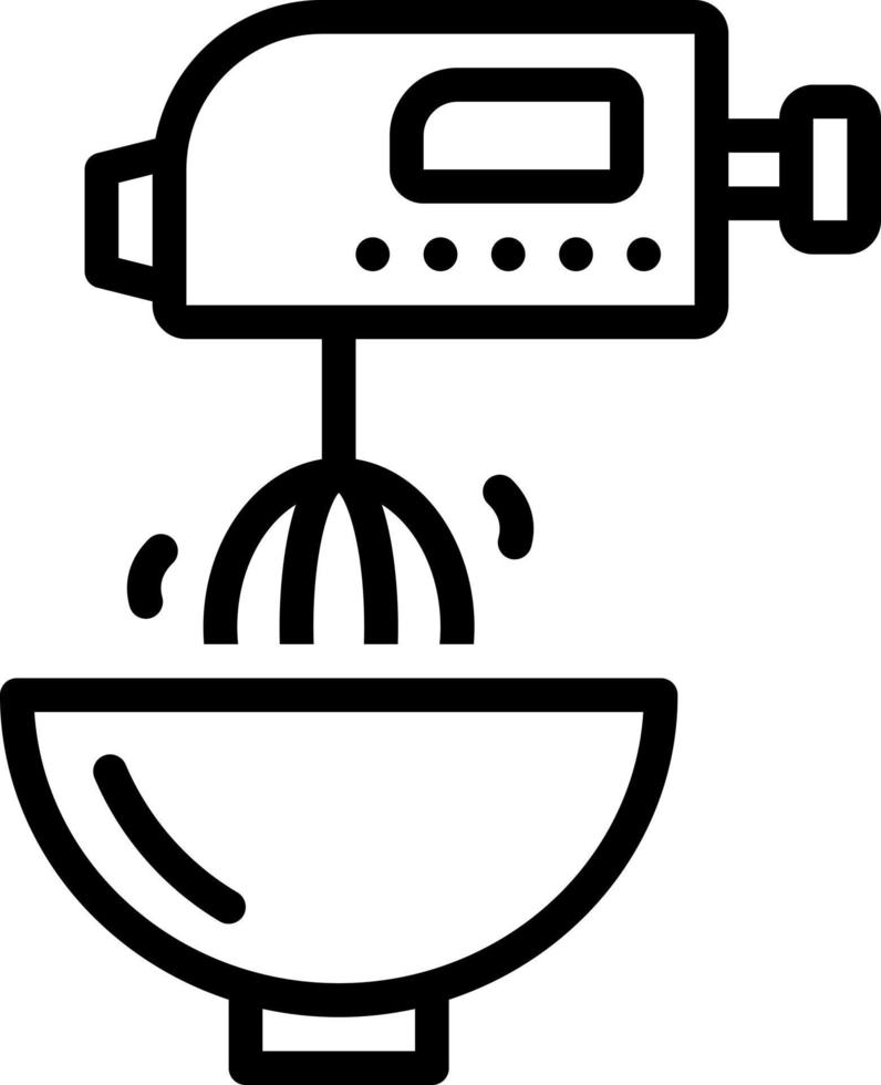 line icon for mixer vector
