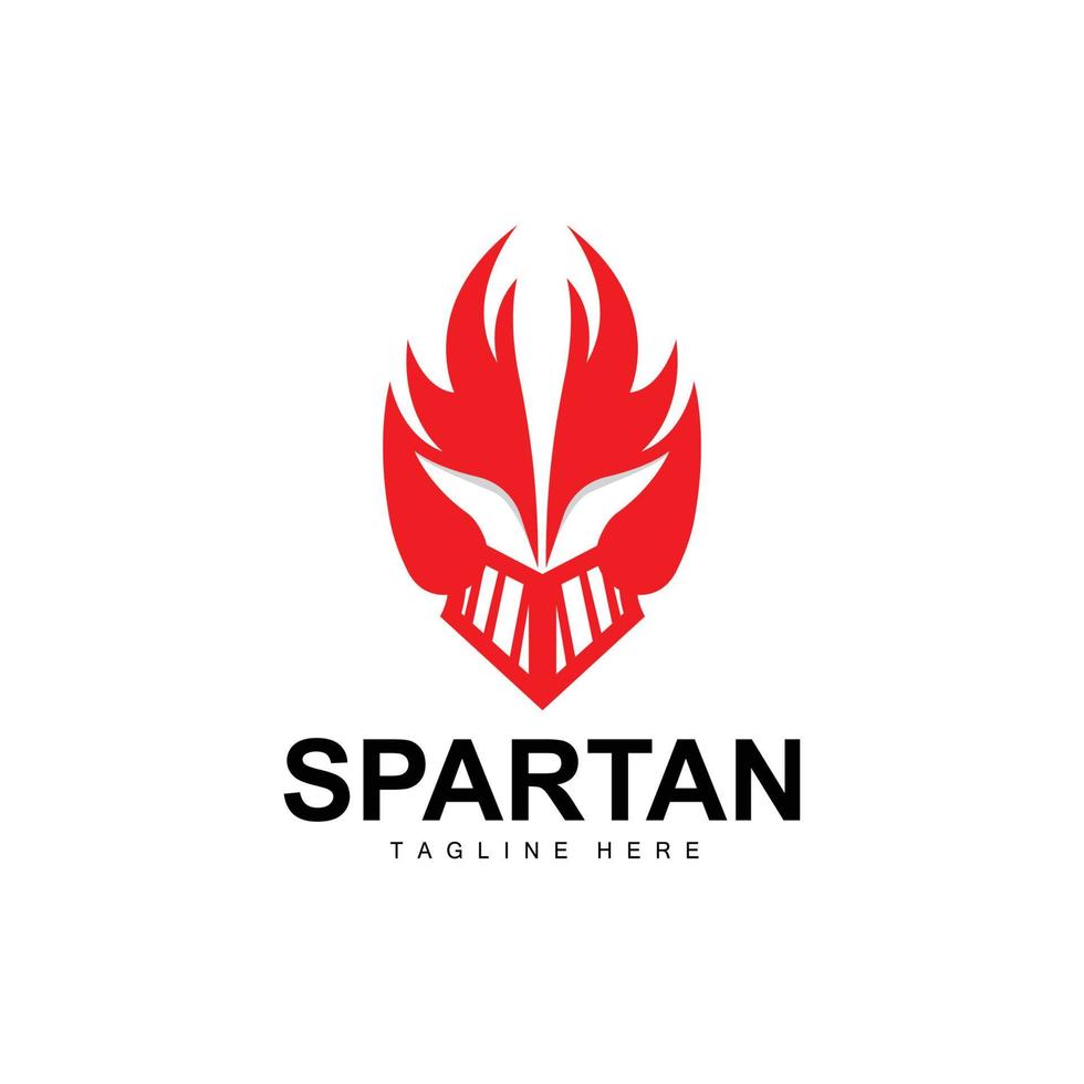 Spartan Logo, War Helmet Suit Vector, Barbarian Armor Icon, Viking, Gym Fit Design, Fitness vector