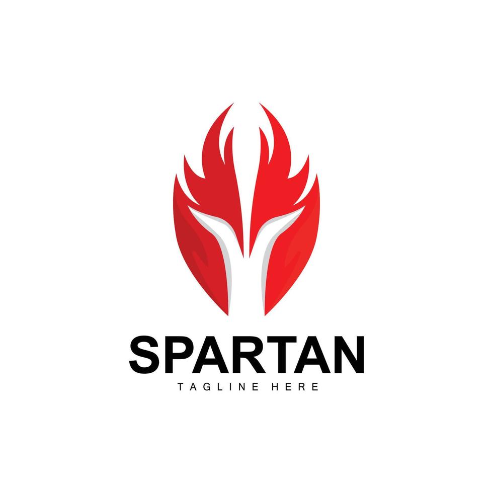 Spartan Logo, War Helmet Suit Vector, Barbarian Armor Icon, Viking, Gym Fit Design, Fitness vector