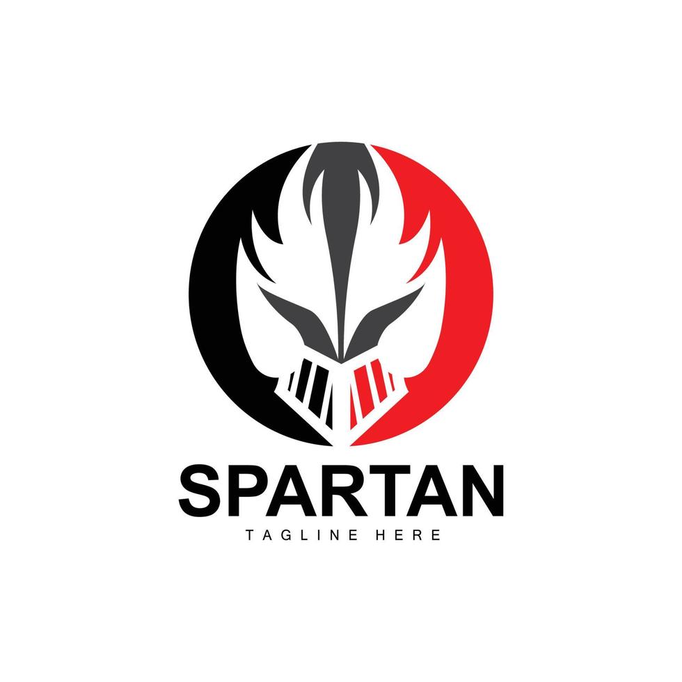 Spartan Logo, War Helmet Suit Vector, Barbarian Armor Icon, Viking, Gym Fit Design, Fitness vector