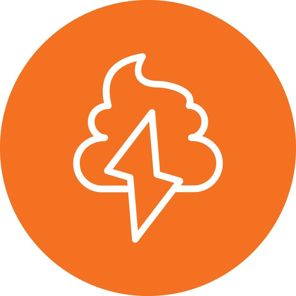 Poo Storm Vector Icon Design