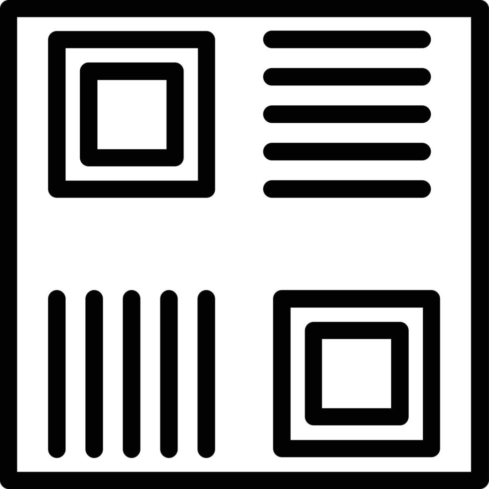 Qrcode Vector Icon Design