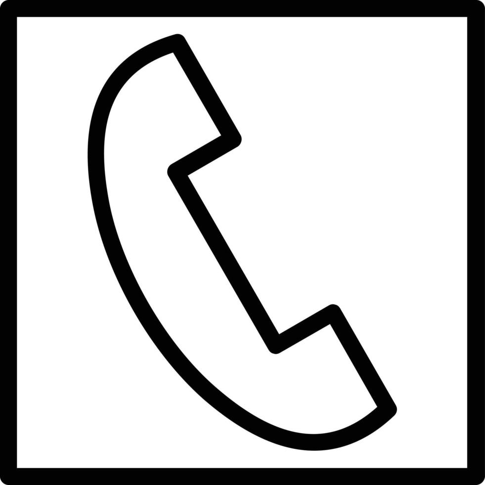 Phone Square Vector Icon Design