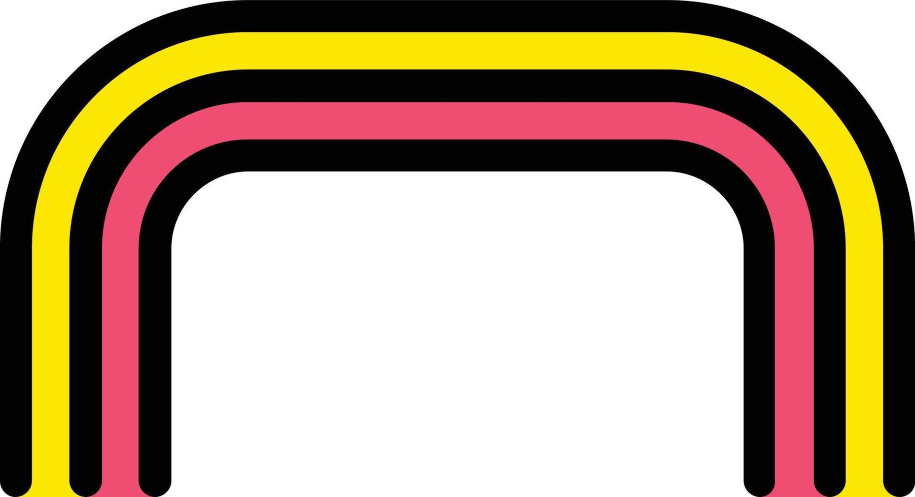 Rainbow Vector Icon Design